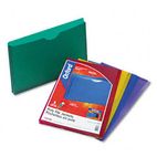 Pendaflex Expanding File Jackets, Legal, Poly, Blue/Green/Purple/Red/Yellow, 5/Pack ESS50993
