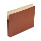 Pendaflex Expansion File Pocket, 1 3/4 Inch Expansion, Letter Size, Rollover Gusset, Red ESSS14C