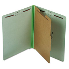 Pendaflex Extra-Hvy Pressboard Classification Folders, Letter, Four-Section, 10/Box ESS23214