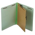 Pendaflex Extra-Hvy Pressboard Classification Folders, Letter, Four-Section, 10/Box ESS23214