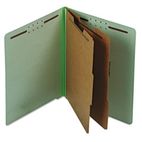 Pendaflex Extra-Hvy Pressboard Classification Folders, Letter, Six-Section, 10/Box ESS23224