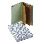 Pendaflex Extra-Hvy Pressboard End Tab Folders, Legal, Six-Section, Pale Green, 10/Box ESS23324