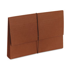 Pendaflex Extra Wide Wallet, Elastic Closure, Legal Size, 5 1/4 Inch Expansion, Red ESS30772