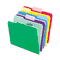 Pendaflex File Folders, InfoPocket, 1/3 Cut Top Tab, Letter, Assorted, 30/Pack ESS02086