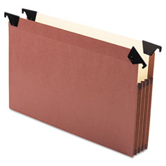 Pendaflex File Pocket with Swing Hooks, Redrope, Legal, 5/Box ESS45433