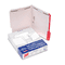 Pendaflex Folders with Embossed Fasteners, 1/3 Cut Top Tab, Letter, Red, 50/Box ESS21319