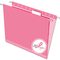 Pendaflex Hanging File Folders, 1/5 Tab, Letter, Pink, 25/Box ESS81609