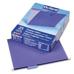 Pendaflex Hanging File Folders, 1/5 Tab, Letter, Violet, 25/Box ESS81611