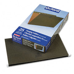 Pendaflex Hanging File Folders, Untabbed, Legal, Standard Green, 25/Box ESS81620