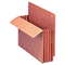 Pendaflex Heavy-Duty Three Inch Expansion File, Straight Cut, Red Fiber, Letter, 10/Box ESS95343