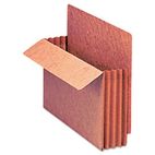 Pendaflex Heavy-Duty Three Inch Expansion File, Straight Cut, Red Fiber, Letter, 10/Box ESS95343