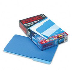 Pendaflex Interior File Folders, 1/3 Cut Top Tab, Legal, Blue, 100/Box ESS435013BLU