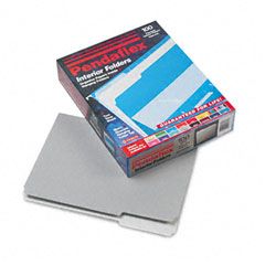 Pendaflex Interior File Folders, 1/3 Cut Top Tab, Letter, Gray, 100/Box ESS421013GRA