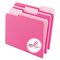 Pendaflex Interior File Folders, 1/3 Cut Top Tab, Letter, Pink, 100/Box ESS421013PIN