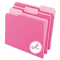 Pendaflex Interior File Folders, 1/3 Cut Top Tab, Letter, Pink, 100/Box ESS421013PIN