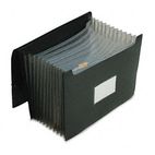 Pendaflex Jumbo 12 Inch Expansion File, 13 Pockets, Poly, Letter, Black ESS82013
