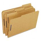 Pendaflex Kraft Two-Fastener Classification Folders with 1/3 Cut Tabs, Legal, 50/Box ESSFK312