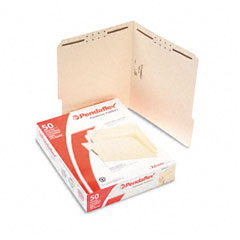 Pendaflex Manila Two-Fastener Classification Folders with 1/3 Cut Tabs, Letter, 50/Box ESSFM213