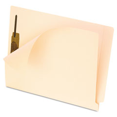 Pendaflex MicrobeGuard File Folders, Straight Cut, One Fastener, Letter, Manila, 50/Box ESS62711