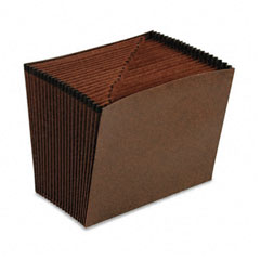 Pendaflex Open Top A-Z Expanding File, 21 Pockets, Redrope, Letter, Redrope ESSR17AOX