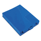 Pendaflex Out Guides, Center "OUT" Tab, Vinyl, Letter, Blue, 50/Box ESS13542