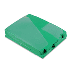 Pendaflex Out Guides, Center "OUT" Tab, Vinyl, Letter, Green, 50/Box ESS13543