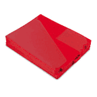 Pendaflex Out Guides, Center "OUT" Tab, Vinyl, Letter, Red, 50/Box ESS13541