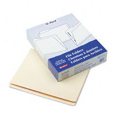 Pendaflex Pocket Folders, Straight Cut, Top Tab, Letter, Manila, 50/Box ESS16651