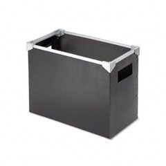 Pendaflex Poly Desktop Storage Box, Letter Size, Black ESS01151