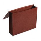 Pendaflex Premium Reinforced Five Inch Expansion Wallets, Red Fiber, Letter, Red ESS60545