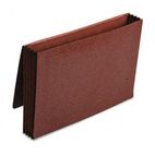 Pendaflex Premium Reinforced Three Inch Expansion Wallets, Red Fiber, Legal, Red ESS60373
