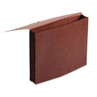 Pendaflex Premium Reinforced Three Inch Expansion Wallets, Red Fiber, Letter, Red ESS60343