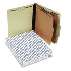 Pendaflex Pressboard Classification Folders, Letter, Six-Section, Light Green, 10/Box ESS1257G
