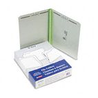 Pendaflex Pressboard Folders with Two 2" Capacity Fasteners, Letter, Green, 25/Box ESS17180