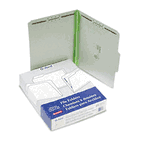 Pendaflex Pressboard Folders with Two 2" Capacity Fasteners, Letter, Green, 25/Box ESS17181