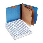 Pendaflex Pressguard Classification Folders, Letter, Six-Section, Light Blue, 10/Box ESS1257LB