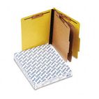 Pendaflex Pressguard Classification Folders, Letter, Six-Section, Yellow, 10/Box ESS1257Y