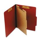 Pendaflex Presstex Colorlife Classification Folder, Letter, Six-Section, Dark Green ESS02611