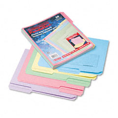 Pendaflex Printed Notes Folders, 1/3 Cut Top Tab, Letter, Assorted, 30/Pack ESS45269