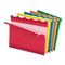 Pendaflex Ready-Tab Hanging File Folders, 1/5 Tab, Kraft, Letter, Assorted Colors, 25/Box ESS42592