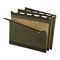 Pendaflex Ready-Tab Hanging File Folders, 1/5 Tab, Kraft, Letter, Standard Green, 25/Box ESS42590