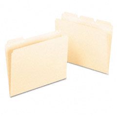 Pendaflex Ready-Tab Ready-Tab File Folders, 1/3 Cut Top Tab, Letter, Manila, 50/Box ESS42336