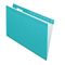 Pendaflex Reinforced Hanging File Folders, Legal, Aqua, 25/Box ESS415315AQU