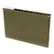 Pendaflex Reinforced Hanging File Folders, Untabbed, Kraft, Legal, Standard Green, 25/Box ESS4153