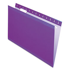 Pendaflex Reinforced Hanging Folders, Legal, Violet, 25/Box ESS415315VIO