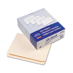 Pendaflex Reinforced Top Tab File Folders, 11 point Manila, Straight Cut, Letter, 100/Box ESSR752