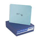 Pendaflex Top Tab File Guides, Blank, 1/5 Tab, 25 Point Pressboard, Letter, 100/Box ESSPN205
