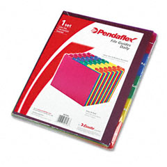 Pendaflex Top Tab File Guides, Daily, 1/5 Tab, Polypropylene, Letter, 31/Set ESS40143
