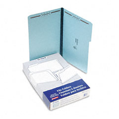 Pendaflex Two-Fastener Pressboard Expanding Folder with 1/3 Cut Tab, Legal, Blue, 25/Box ESSFP313
