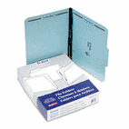 Pendaflex Two-Fastener Pressboard Expanding Folder with 1/3 Cut Tab, Letter, Blue, 25/Box ESSFP213